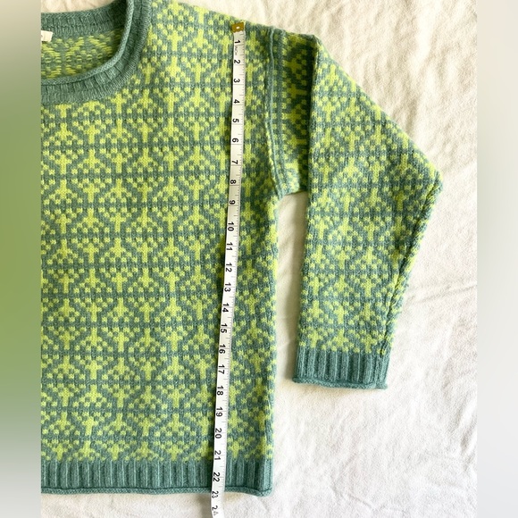 Sundance lambs wool & angora boxy sweater - Picture 3 of 6